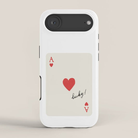 Ace of Hearts - Lucky Red iPhone Case Gallery Image 2