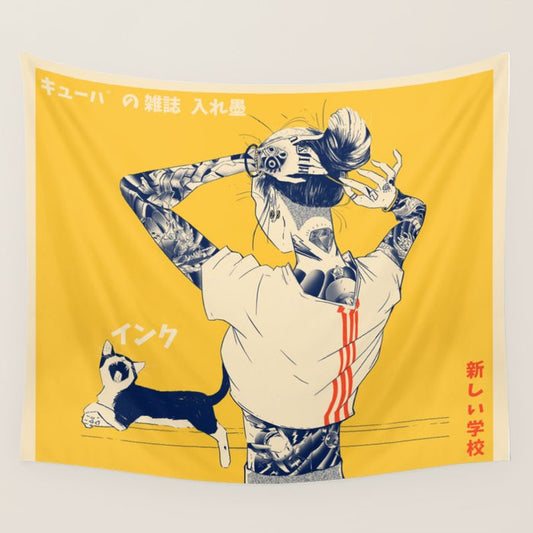 La Tinta! Wall Tapestry Gallery Image 2