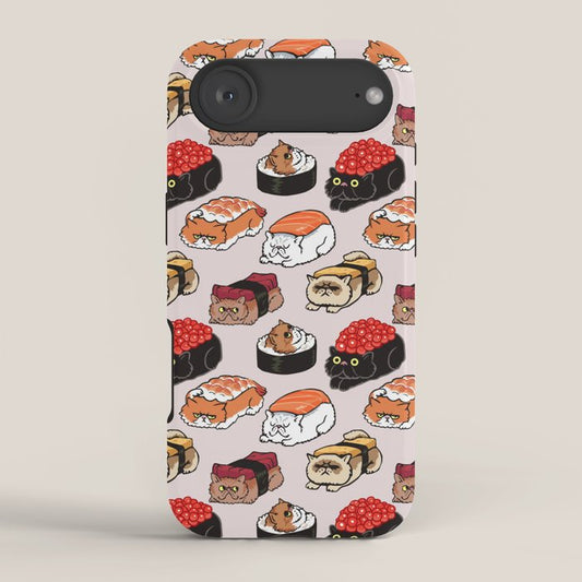 Sushi Persian Cat iPhone Case Gallery Image 2