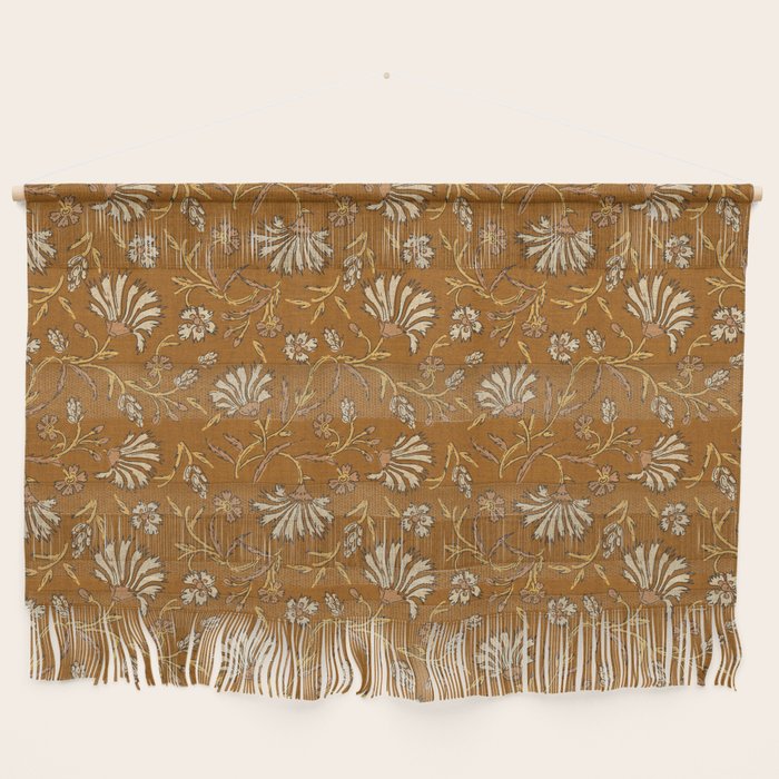 KALAMI FLORAL MUSTARD Wall Hanging Gallery Image 2