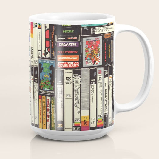 Cassettes, VHS and Video Games Coffee Mug Gallery Image 2