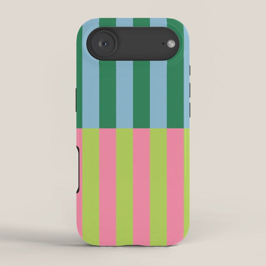 Vibrant Stripe Design: Modern Colorful Pattern for Dynamic Visuals iPhone Case Gallery Image 2