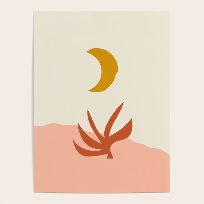 Waxing Crescent Moon Poster Gallery Image 3