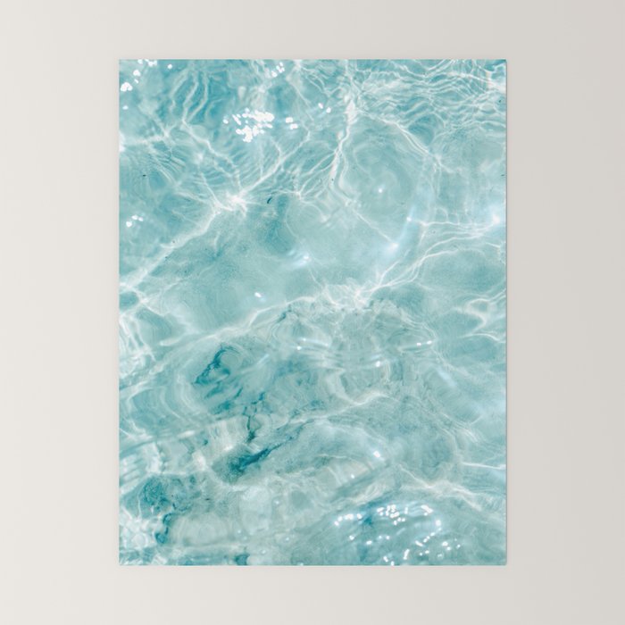 Clear blue water | Colorful ocean photography print | Turquoise sea Mini Art Print Gallery Image 6