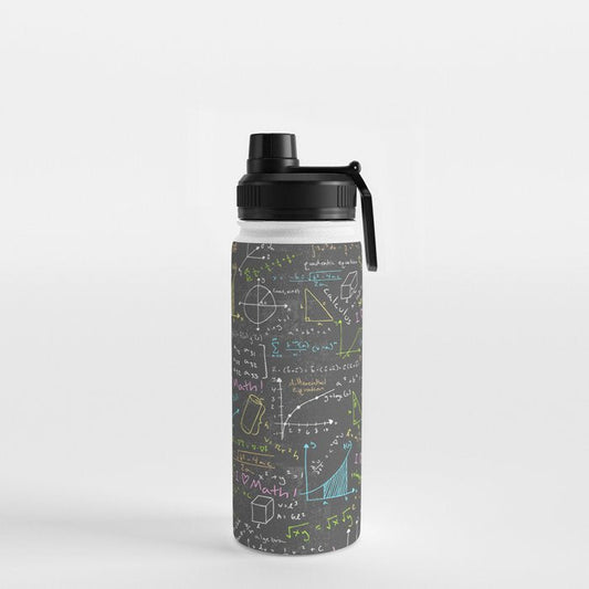 Math Lessons Water Bottle Gallery Image 2