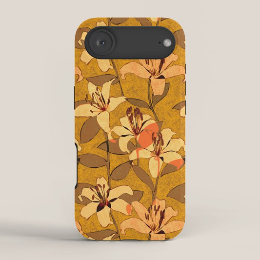 Tiger Lily (ORANGE-RED) iPhone Case Gallery Image 2