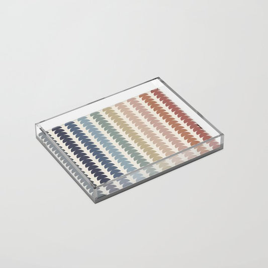 Maude Pattern- Vintage Multicolor Acrylic Tray Gallery Image 2