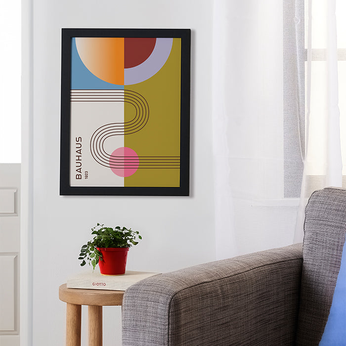 Bauhaus 2 Framed Poster 12x16