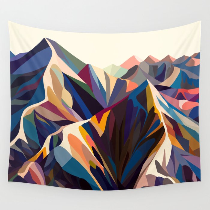 Mountains original Wall Tapestry Gallery Image 3