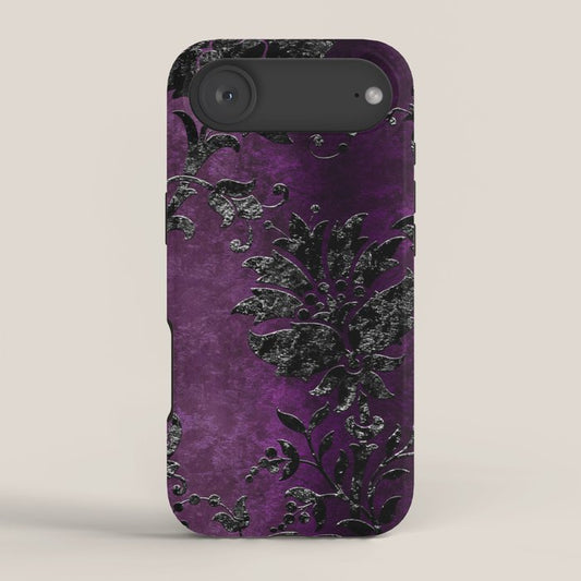 Embossed Black Velvet 04 iPhone Case Gallery Image 2