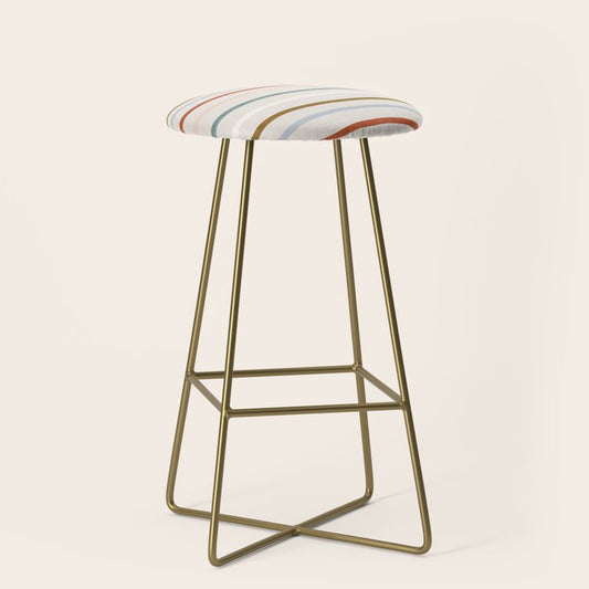 signature stripe Stool Gallery Image 2