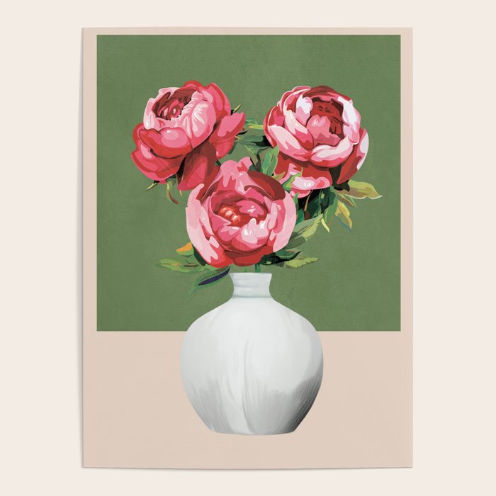 Vase of Flowers 1 Poster Gallery Image 3