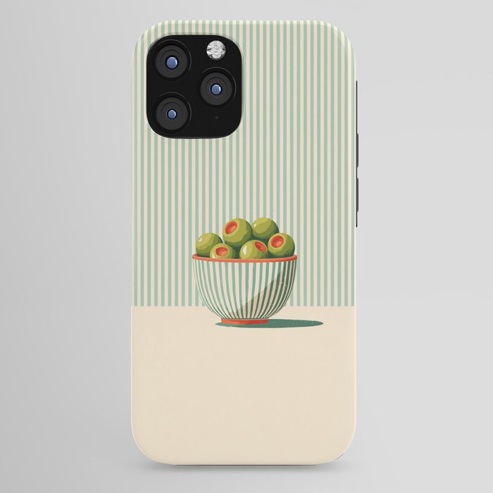 Retro Olive Bowl Illustration iPhone Case Gallery Image 44