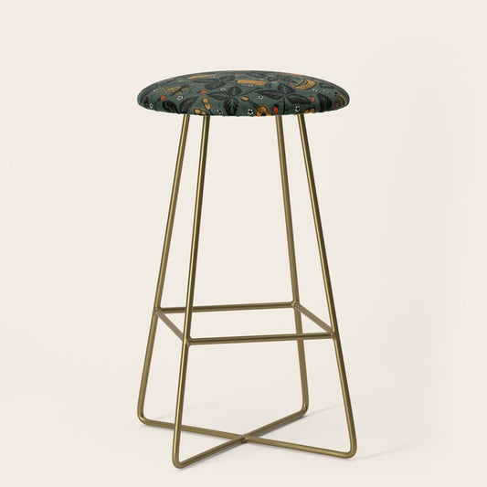 Summer Camping - Forest Green Stool Gallery Image 2