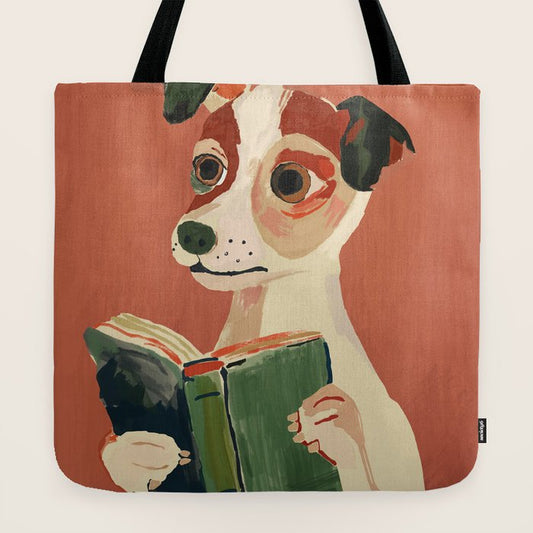 The Bookish Dog Tote Bag Gallery Image 2
