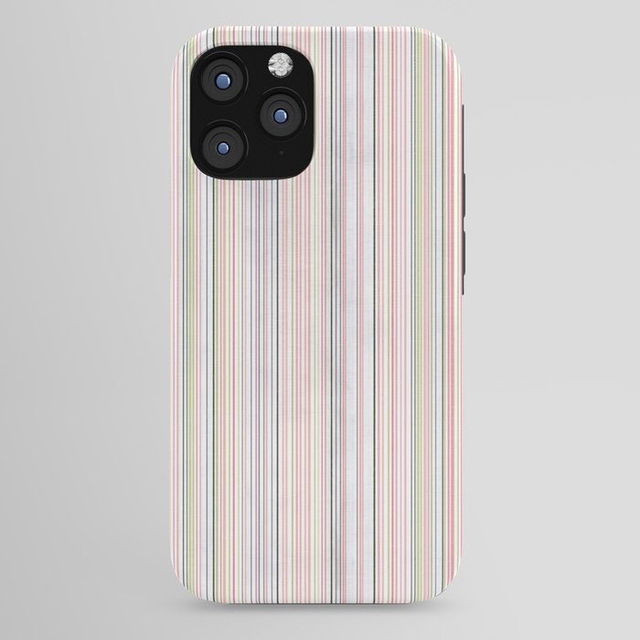 Vintage Pastel Striped Pattern Soft Aesthetic iPhone Case Gallery Image 44