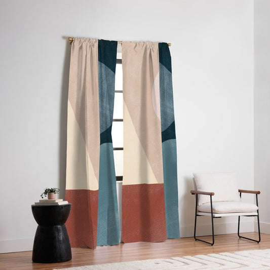 Abstract Geometric 20 Window Curtain Gallery Image 2