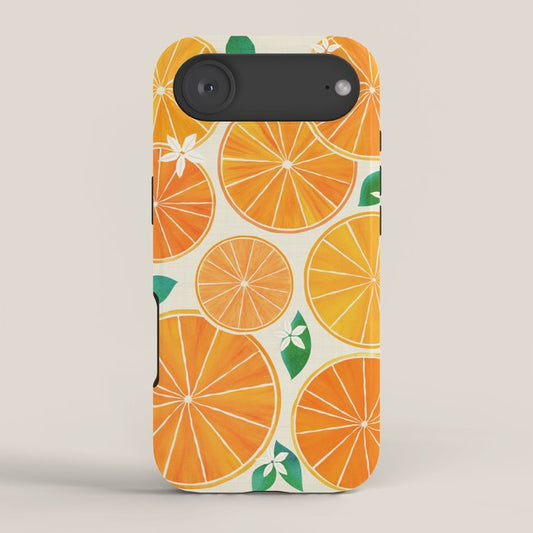 Orange Slices With Blossoms iPhone Case Gallery Image 2