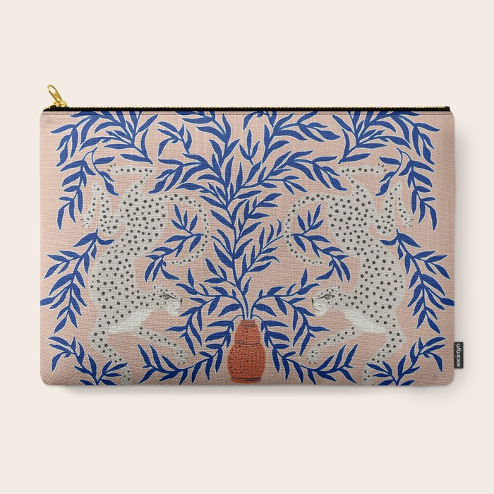 Leopard Vase Carry All Pouch Gallery Image 3