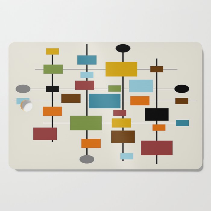 Mid-Century Modern Art 1.3 Cutting Board Gallery Image 1