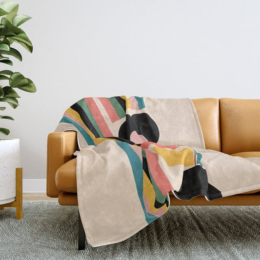 Rainbow Throw Blanket Gallery Image 2