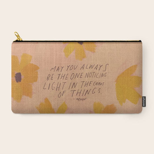 Noticing Light In The Chaos Of Things Carry All Pouch Gallery Image 2
