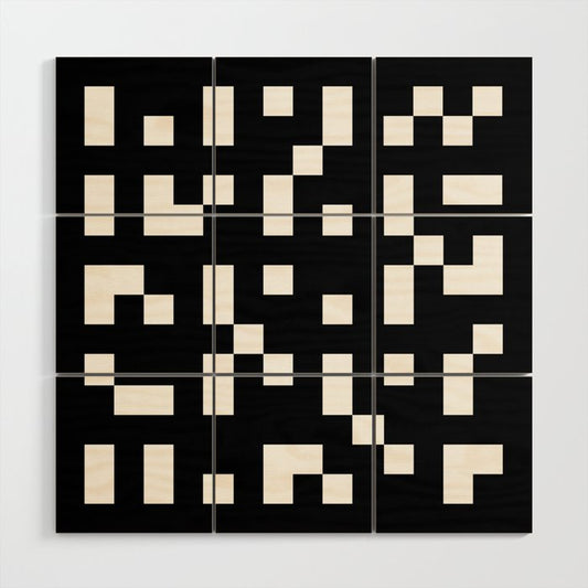 Abstract Video Game Wood Wall Art Gallery Image 2