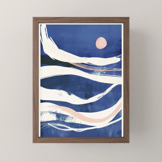 Blue as a Memory Mini Art Print Gallery Image 2
