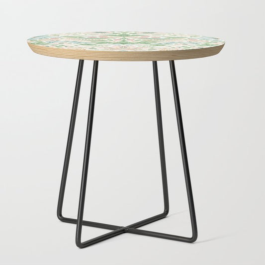 William Morris Strawberry Thief Cochineal Willow Side Table Gallery Image 2