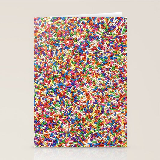 Rainbow Sprinkles Stationery Card Gallery Image 2
