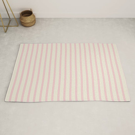 Pink Striped Rug Gallery Image 2