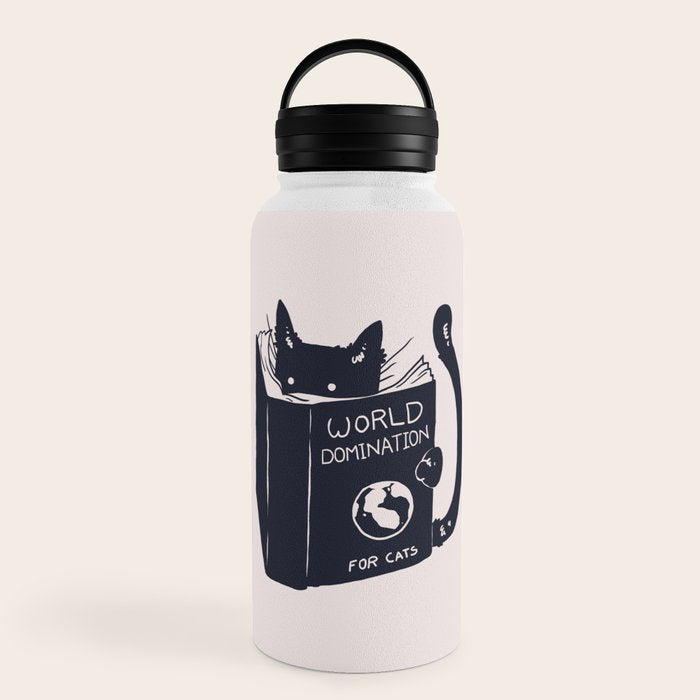 World Domination For Cats Water Bottle Gallery Image 6