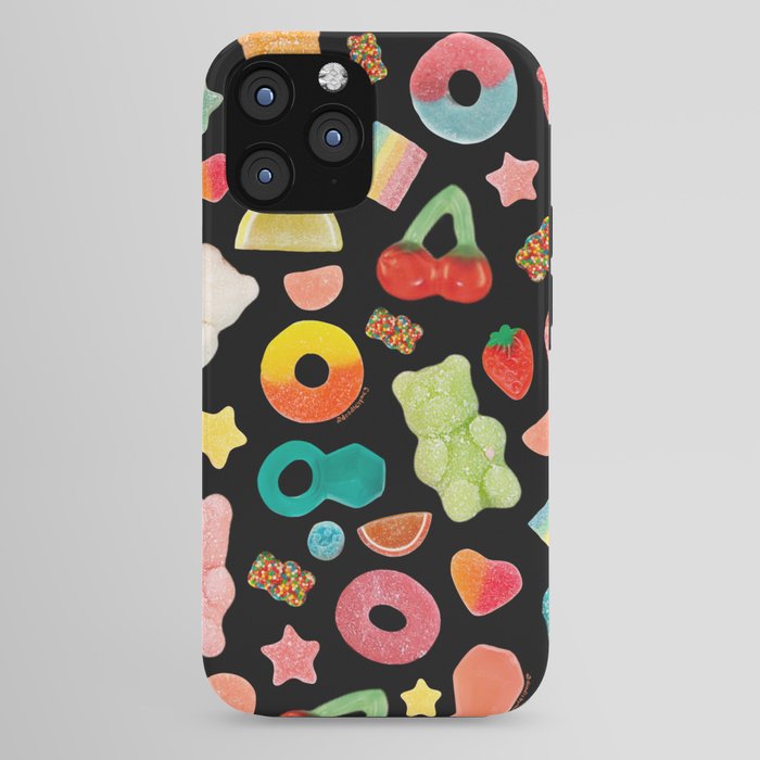 Candy Print in Black iPhone Case Gallery Image 44