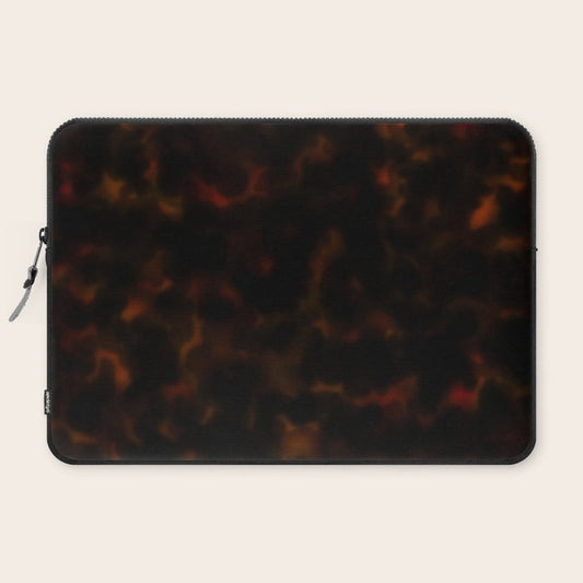Dark Tortoiseshell Turtle Pattern Laptop Sleeve Gallery Image 2