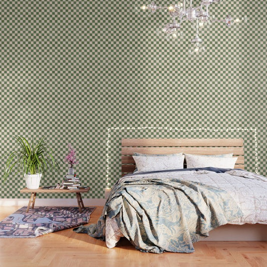 CHECKER - 001 - Olive Wallpaper Gallery Image 2