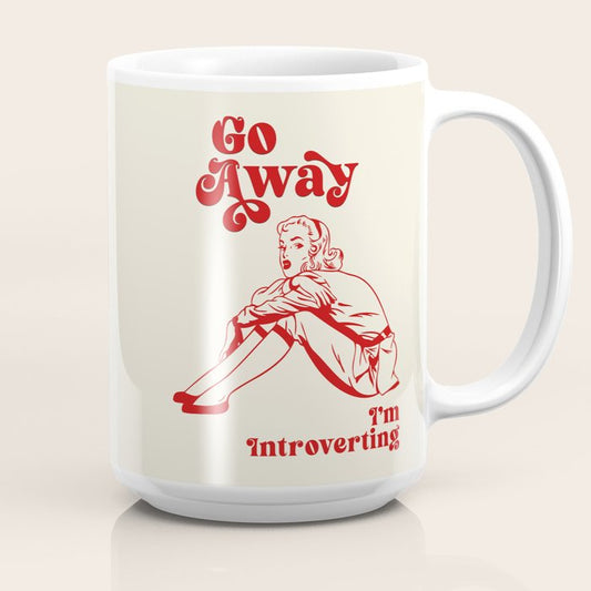 Go Away I'm Introverting Coffee Mug Gallery Image 2