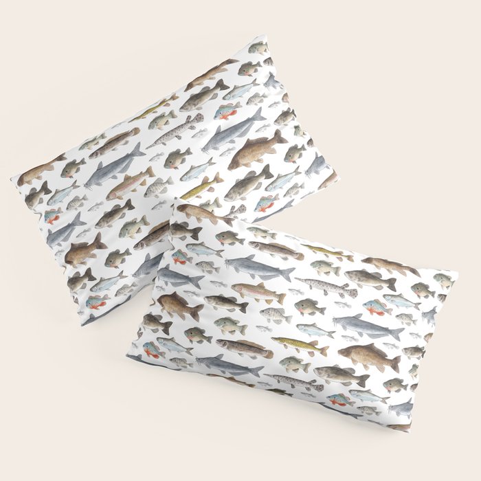 A Few Freshwater Fish Pillow Sham Gallery Image 4