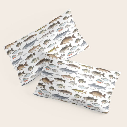 A Few Freshwater Fish Pillow Sham Gallery Image 2