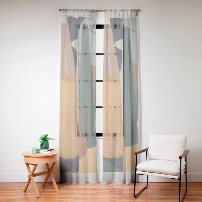Abstract Art Vases 4 Window Curtain Gallery Image 24