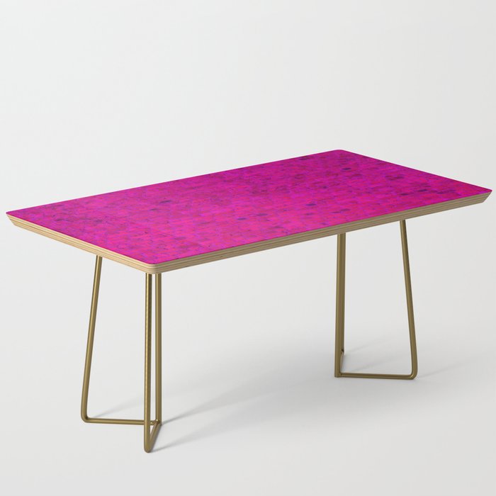 Bright Neon Hot Pink Fuchsia Brick Wall Coffee Table Gallery Image 2