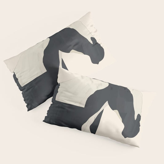 Abstract Minimal Horse 5 Pillow Sham Gallery Image 2
