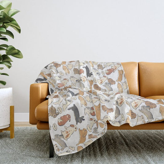 My sweet rabbit Throw Blanket Gallery Image 2