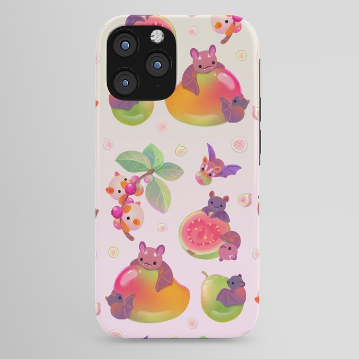 Fruit and bat - pastel iPhone Case Gallery Image 44