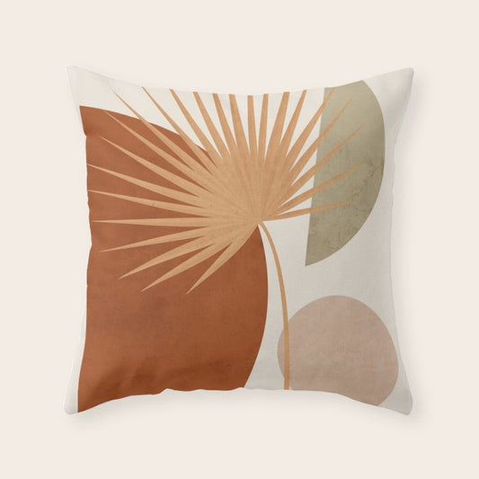 Tropical Leaf- Abstract Art 14 Throw Pillow Gallery Image 2
