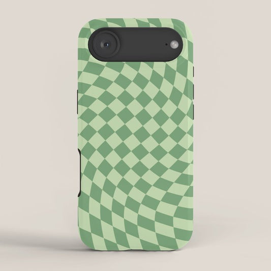 Forest Green Check iPhone Case Gallery Image 2