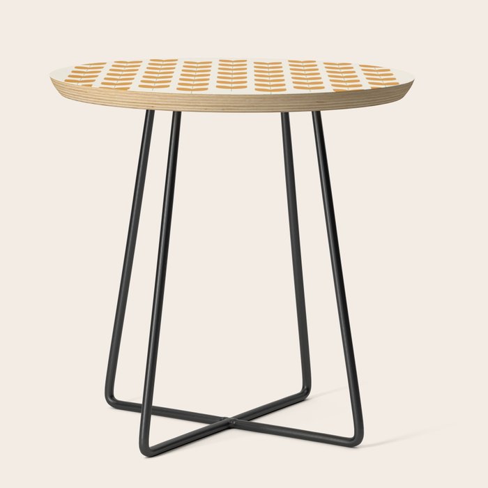 Spring Tulips V Orange Mid Century Flowers Side Table Gallery Image 2