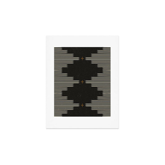Southwestern Minimalist Black & White Art Print Gallery Image 2