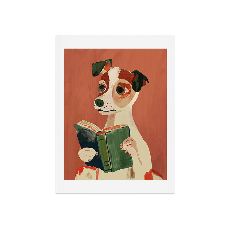 The Bookish Dog Art Print Gallery Image 9