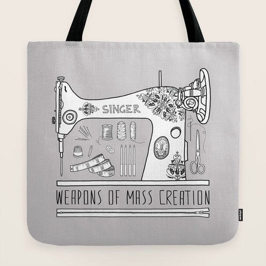 Weapons Of Mass Creation - Sewing Tote Bag Gallery Image 2
