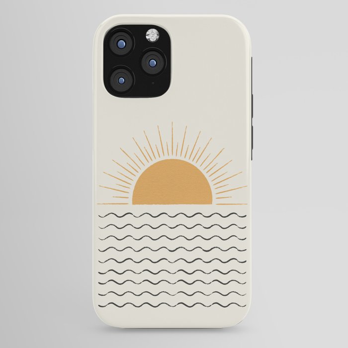 Sunrise Ocean - Mid Century Modern Style iPhone Case Gallery Image 44